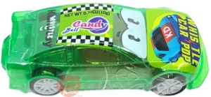 Candy Bell Whistle Car Pop candy toy, whistle on back, lollipop inside, 24x10-gram shaped plastic in display (case of 12)