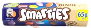 Nestle Smarties candy pieces, 38-gram paper tubes in box (case of 24)