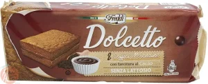 Freddi Dolcetto cocoa cake with filling, 8-count in 200-gram wrapper (case of 16)