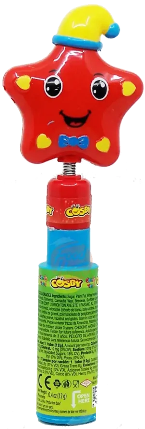Cosby assorted candy and handheld toys, one handheld toy, .4-ounce candy, 12-pack display box