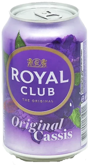 Royal Club original cassis carbonated beverage, 11.1-fluid ounce cans (case of 24)