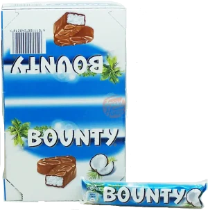 Bounty chocolate covered shredded coconut candy par, 2-piece, 24 x 57-gram bars