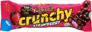 Toren strawberry powder filled chocolate bar, 24 x 32-grams in wrapper in display box (master case of 6)