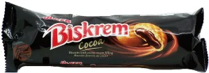 Ulker Biskrem cocoa cream filled biscuits, 24 x 110-gram wrapper display box
