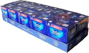 Tetley orange pekoe tea bags, 300-count 945g Box, 13-boxes in tray