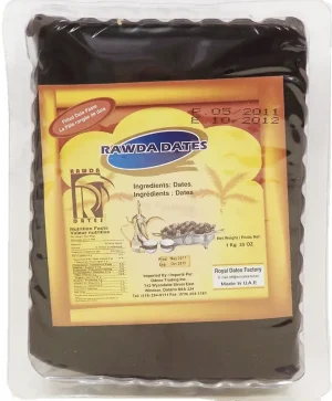 Rawda Dates pitted date paste 35oz Vac Bag