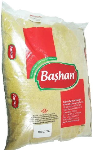 Bashan yellow bulgur wheat medium #2 50lb Bag