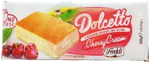 Freddi Dolcetto cherry cream snack cakes, 8-individually wrapped 200g Wrapper