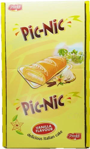Freddi Pic-Nic vanilla flavor italian cake, 200-gram 10pk Box
