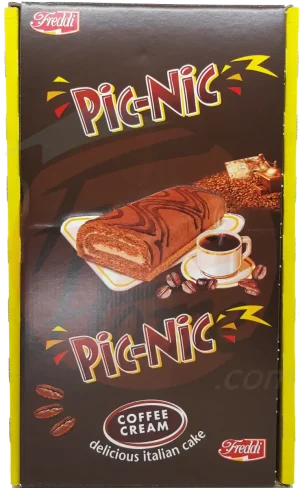 Freddi Pic-Nic coffee cream flavor snack cake, 200-gram 10pk Box