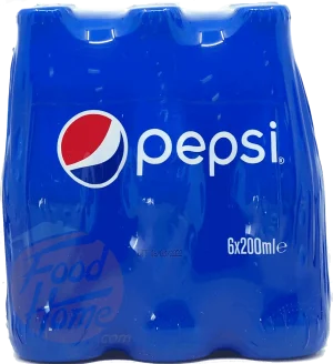 Pepsi cola 6 x 200-ml glass bottles (master case of 4)