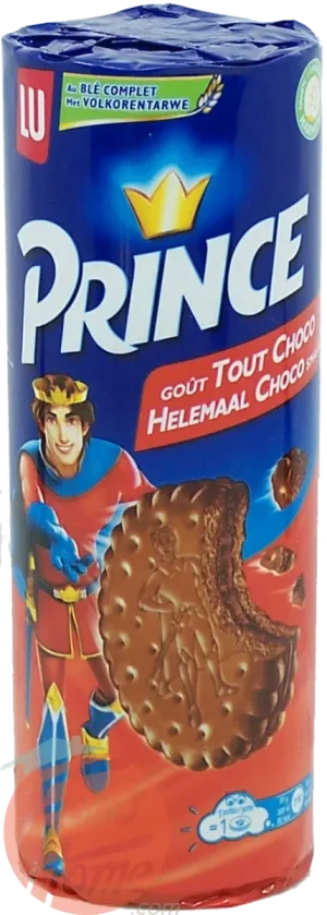 Prince gout tout choco helemaal choco smaak, 300-gram wrapped tube (case of 24)