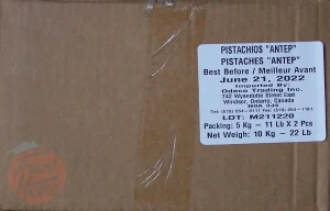 Besler can gida pistachios in shell, 2pk Box