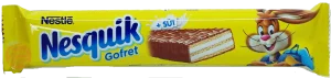 Nestle Nesquik gofret + sur, 30x26.7-gram candy bars in display case