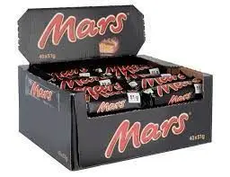 Mars chocolate bar, 51-gram in display box (case of 40)