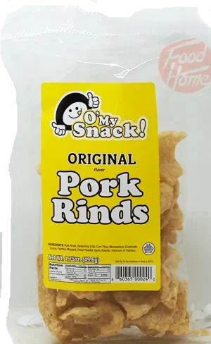 O' My Snack! pork rinds, original 1.75oz bag (case of 24)