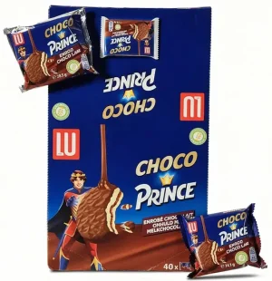 Choco Prince enrobe chocolait omhuld met melk chocolcade, 28.5-gram in wrapper (case of 40)