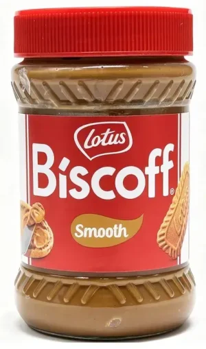 Lotus Biscoff, creamy original spread, 14.5-ounce / 410-gram glass jar (tray of 12)