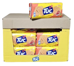 Tuc paprika crackers, oven baked, 3.5-ounce / 100-gram package (case of 24)