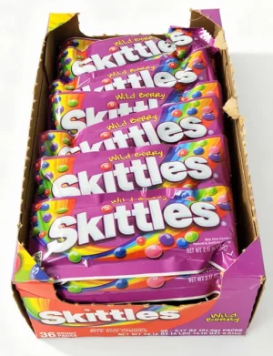 Skittles wild berry flavor bite sized candies, 2.17-ounce / 61.5-gram wrapper (case of 36)