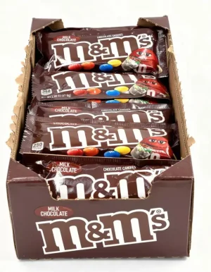 m&m's milk chocolate candies 1.69-ounce / 47.9-gram in wrapper (case of 36)