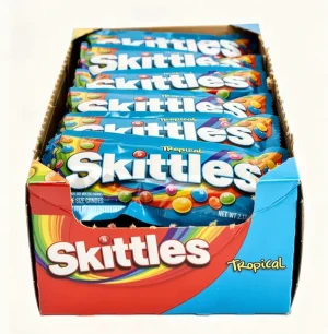 Skittles tropical flavor bite sized candies, 2.17-ounce / 61.5-gram wrapper (case of 36)