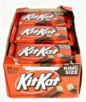 Kit Kat crisp wafer in milk chocolate, king size, 3-ounce / 85-gram in wrapper (case of 24)