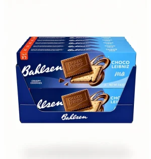 Bahlsen milk choco leibniz cookies, 4.4-ounce / 125-gram in box (case of 12)