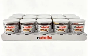Nutella crema de alune de padure cu cacao 7.05-ounce / 200-gram glass jar (tray of 15)