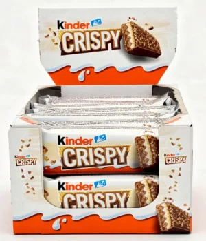 Kinder crispy wafer bars, 1.2-ounce / 34-gram in wrapper (case of 14)