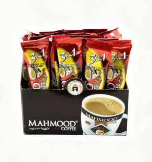 Mahmood Coffee original 3 in 1 instant coffee kits 24x18-gram individually wrapped (case of 24)