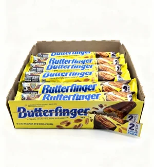 Butterfinger candy bar, 2-piece share pack 3.7-ounce / 104-gram in wrapper (case of 18)