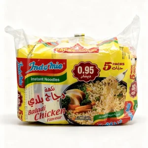 Indomie baladi chicken flavor instant noodles, 5 x 70-gram packs (case of 8)