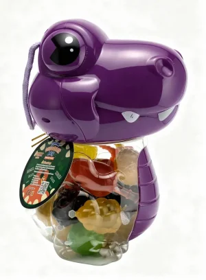 Fruix popping dinosaur jar, assorted jelly drink, 28.22-ounce / 800-grams (case of 6)