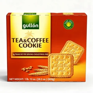 gullon tea & coffee cookie 28.2-ounce / 800-gram box (case of 12)