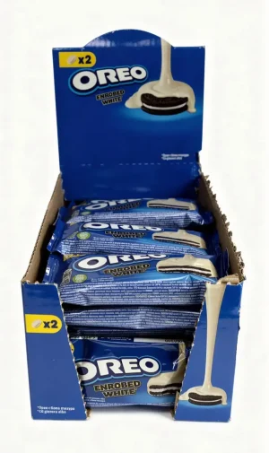 Oreo enrobed white chocolate covered oreo cookie, 2-cookies, 1.44-ounce / 41-gram wrapper (24)