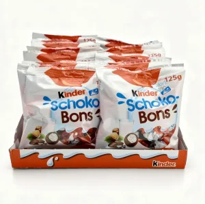 Kinder Schoko Bons candy pieces 4.4-ounce / 125-gram bag (case of 16)