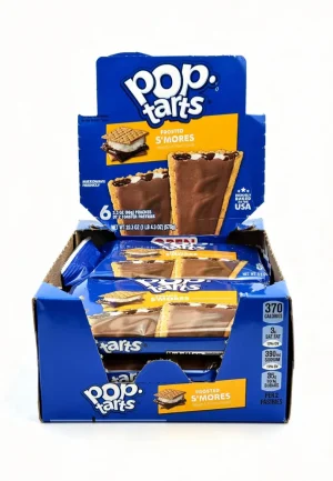 pop-tarts frosted S'mores flavor, 2-toaster pastries 3.3-ounce / 96-gram wrapper (case of 6)