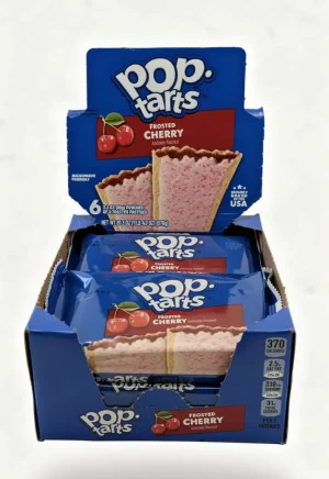 pop-tarts frosted cherry flavor, 2-toaster pastries 3.3-ounce / 96-gram wrapper (case of 6)