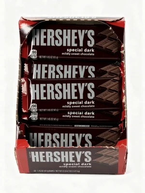 Hershey's special dark mildly sweet chocolate candy bar, 1.45-ounce / 41-gram in wrapper (case of 36)