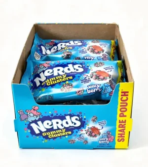 Nerds very berry candy with gummy clusters center 3-ounce / 85-gram bag (case of 12)