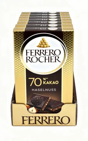Ferrero Rocher Haselnuss 70% kakao 3.17-ounce / 90-gram in box (case of 8)