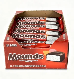 Mounds coconut & dark chocolate candy bar, 1.75-ounce / 49.6-gram in wrapper (case of 24)