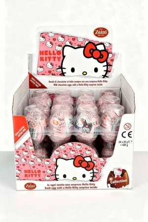 Zàini Milano Hello Kitty chocolate egg with surprise inside 20-gram (display of 24)
