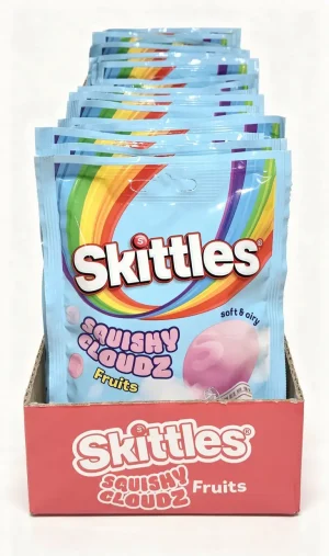 Skittles Squishy Cloudz fruits soft candy 3.31-ounce / 94-gram in wrapper (case of 18)