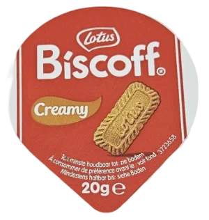 Lotus Biscoff creamy spread, .7-ounces / 20-grams (case of 120)