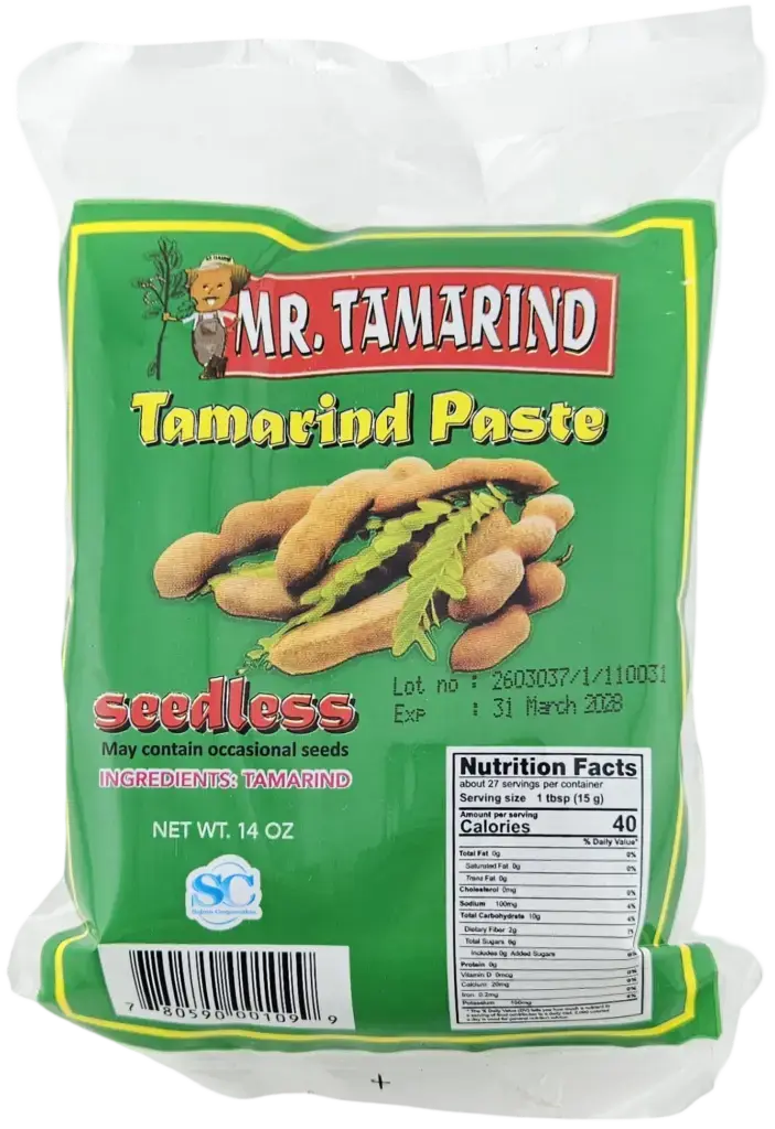 Mr. Tamarind tamarind paste, seedless 14-ounce / 400-gram wrapper (case of 50)