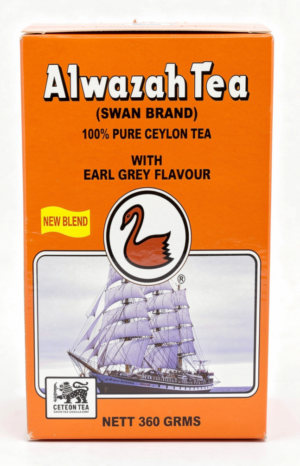 Alwazah (Swan Brand) 100% pure ceylon tea with earl grey flavour, loose leaf 12.7-ounce / 360-gram box (case of 20)