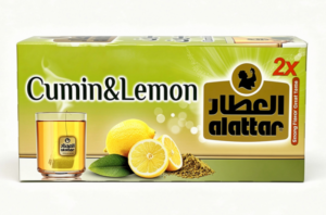 Al Attar cumin & lemon tea, 20-tea bags in box (case of 24)