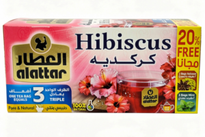 Al Attar hibiscus tea, 20-tea bags in box (case of 12)